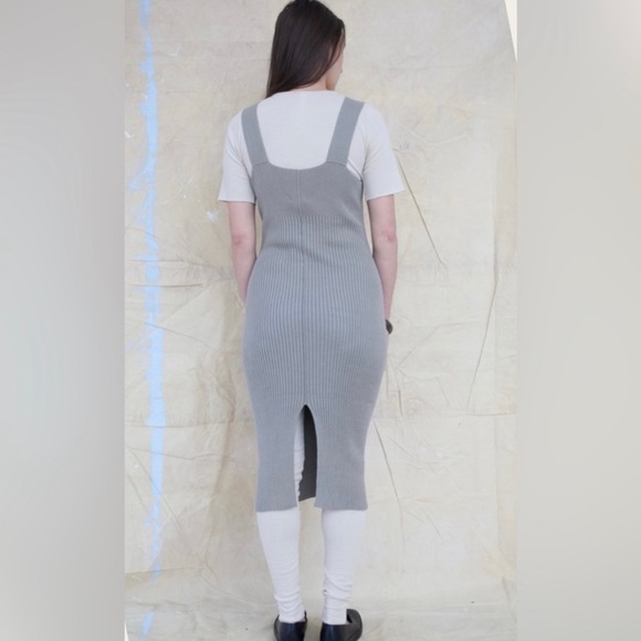 Lauran Manoogian cotton and cashmere dress in clay - Picture 2 of 8